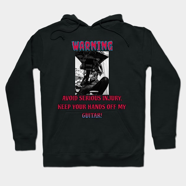 warning music meme Hoodie by Out of the world